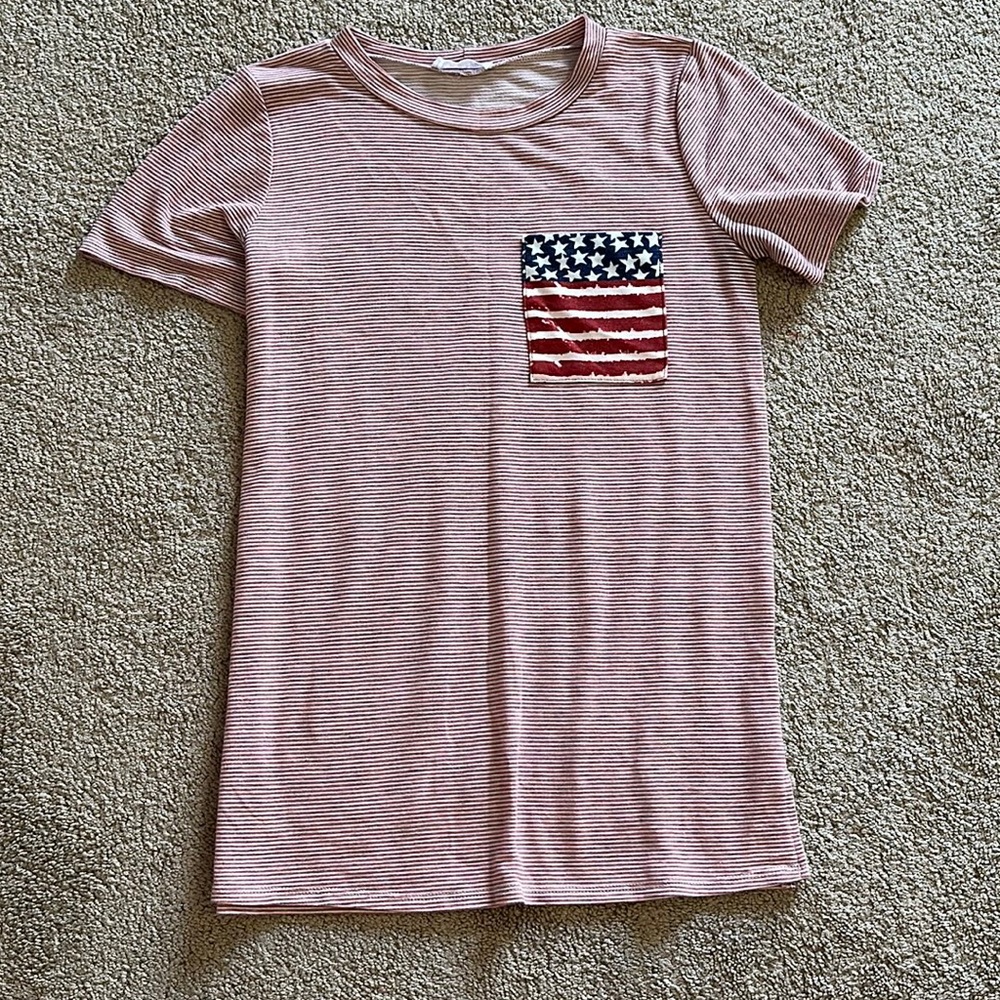 Patriotic pocket tshirt